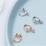 Diamond butterfly earrings earrings